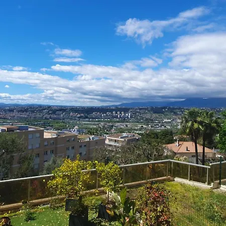 Calme Avec Piscine Vue & Montagne Νίκαια