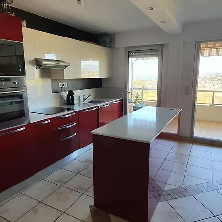 2 Pieces Avec Piscine Et Vue Et Climatisation Nizza